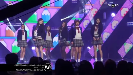 141120 | Lovelyz - Candy Jelly Love | M!Countdown