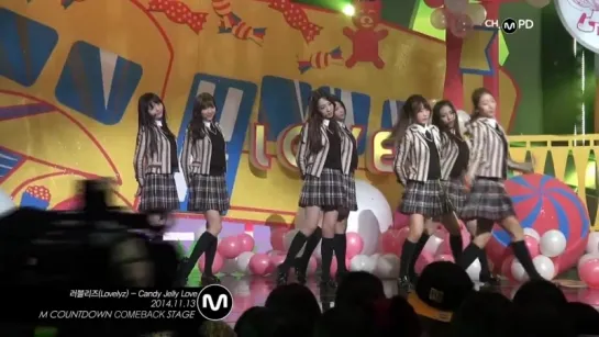 141113 | Lovelyz - Candy Jelly Love | M!Countdown