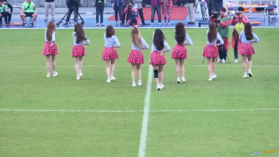 161016| Lovelyz - Ah-Choo | Suwon FC vs Gwangju FC Football Match | Fancam