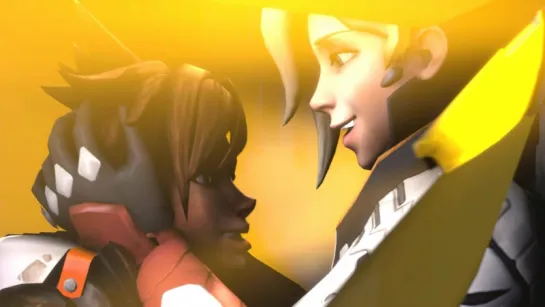 TRACER-MERCY Overwatch Porno