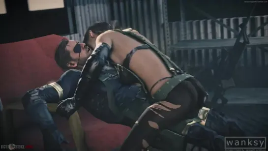 Quiet Riding Cock (Metal Gear Solid sex)