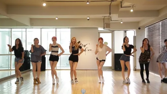 |Dance Practice| Nine Muses A - Lip 2 Lip