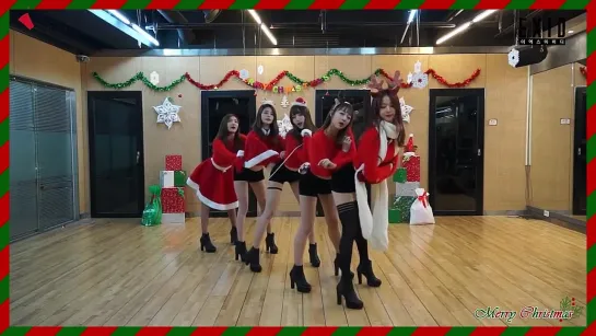 |Dance Practice| EXID - Up & Down [X-mas ver.]