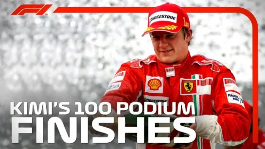 Kimi Raikkonen's 100 Podiums