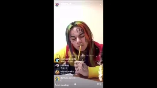 6ix9ine пытается решить задачу из младшей школы [NR]