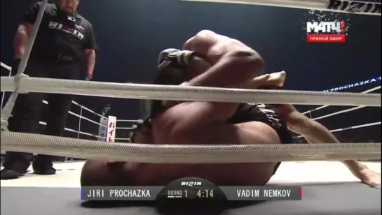 Prochazka vs Nemkov - LHW Tournament Semifinal - RIZIN 12312015 Full Fight