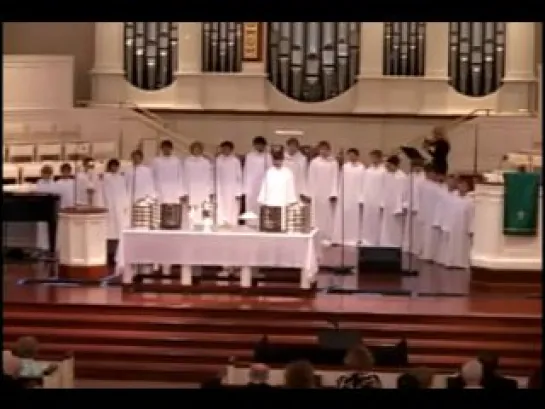 Libera at service (Preston Hollow Church) - How Can I keep From Singing