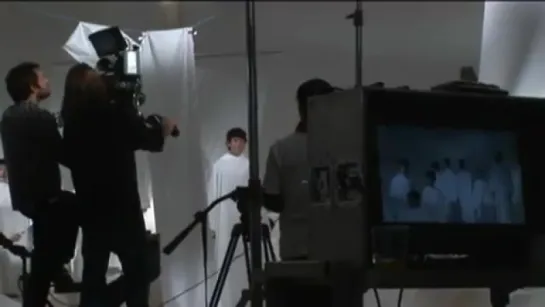 On set with Libera - Time