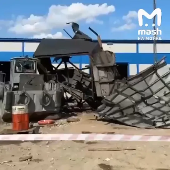 Видео с места взрыва