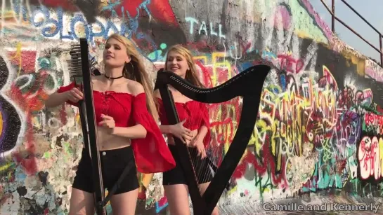 DESPACITO (Harp Twins) Camille and Kennerly