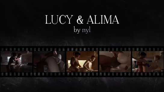 Lucy & Alima (by Nyl) HD1080p Futa futanari