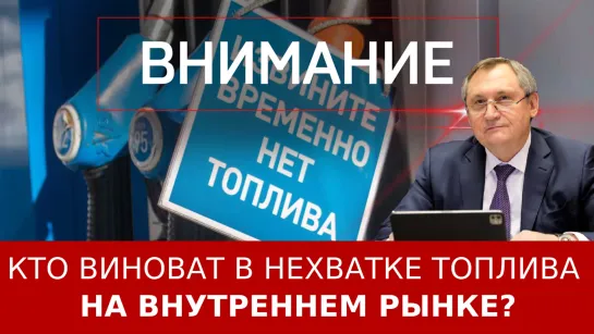 Кто виноват в нехватке топлива на внутреннем рынке?