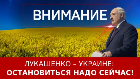 Лукашенко – Украине: остановиться надо сейчас!