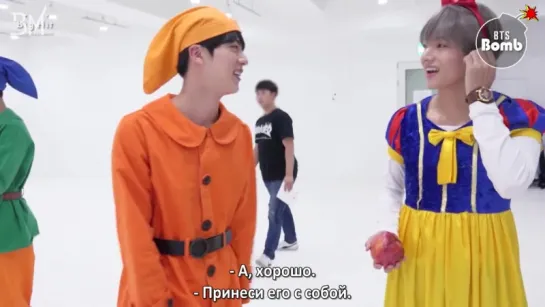 [RUS SUB][BANGTAN BOMB] 고민보다 GO (Halloween ver.) Behind - BTS