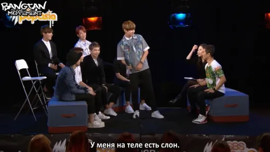 [RUS SUB] BTS show off their hidden talents @ SBS PopAsia TV