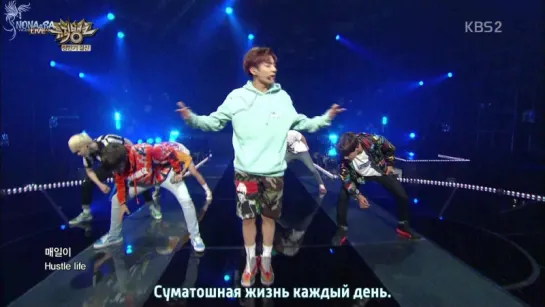 [Live] BTS - DOPE (рус. саб)