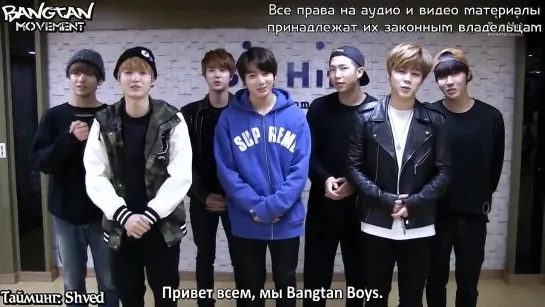 [RUS SUB] BTS Follow "Official BTS' Weibo"!