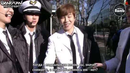 [RUS SUB][BANGTAN BOMB] j-hope's RoboCop Jimin