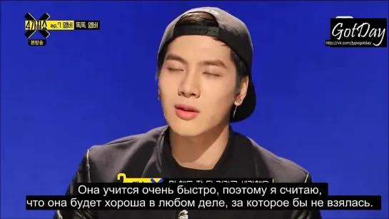 Джексон GOT7  для  4 Things Show с Эмбер  (рус. саб)