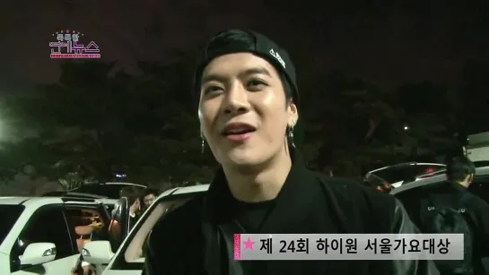 [Видео] 150123 Jackson @ Seoul Music Awards Backstage