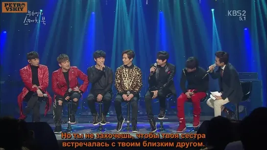 [RUS SUB] 06.03.2015 Yu Huiyeol's Sketchbook - Shinhwa