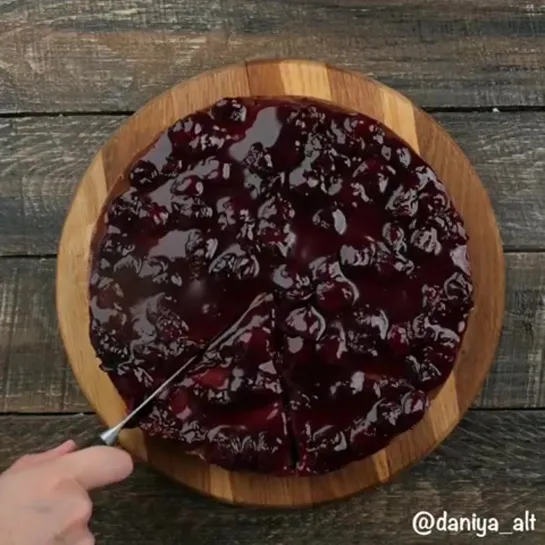 шоколадный чизкейк с вишней 🍒