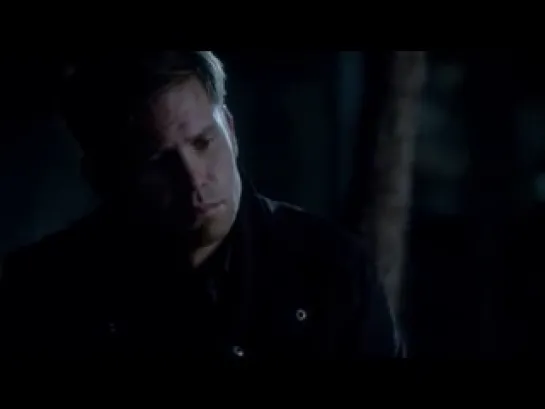 Vampire Diaries 4x02 - Damon goes to Alaric's grave to talk to him "