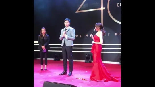 18.03.07 Lee Seung Gi at Cuckoo 40th Anniversary Gala