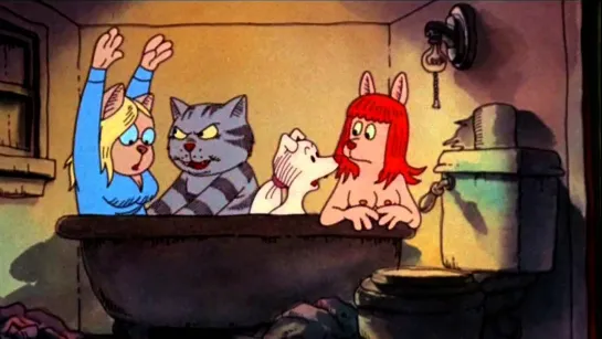 Кот Фриц / Fritz The Cat / Приключения кота Фрица (1972 Ральф Бакши) HD