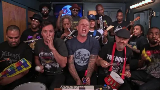 Jimmy Fallon, Metallica  The Roots Sing Enter Sandman (Classroom Instruments)