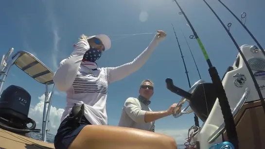 MAHI on a FLATS BOAT! _ Catch Clean