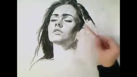 Megan Fox Painting