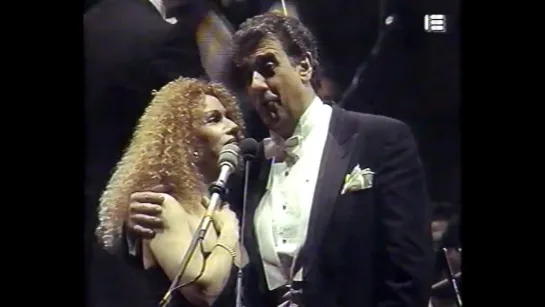 Plácido Domingo, Julia Migenes ,  en vivo, Buenos Aires, Argentina - 1992- HD