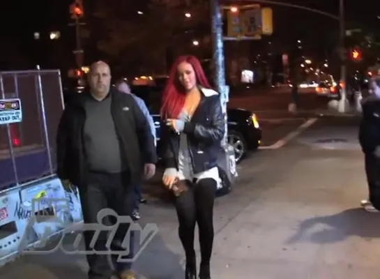 Rihanna Gets Mobbed By Fans Leaving Letterman