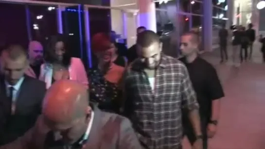 Rihanna Parties Post-Concert With BF Matt Kemp And Friends