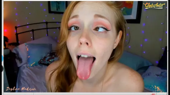 [Daphnemadison] cross eyes and ahegao face