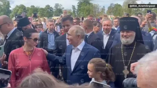 Путин в Кронштадте