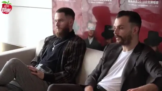 Hurts interview in Taipei