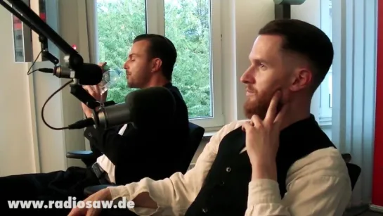 Hurts zu Besuch bei radio SAW 25.09.2017