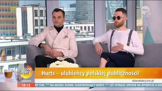 Hurts – Dzień Dobry TVN (Poland, 19.05.2017)