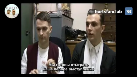 Hurts: First Gig Promo (русские субтитры)