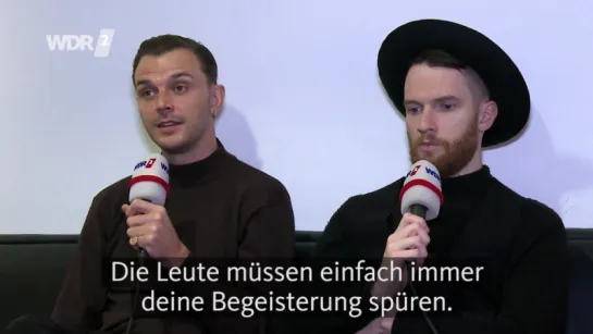 Exklusiv Interview mit Hurts WDR 2