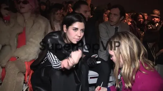 Marina Lambrini Diamandis - LFW Video Sightings on February