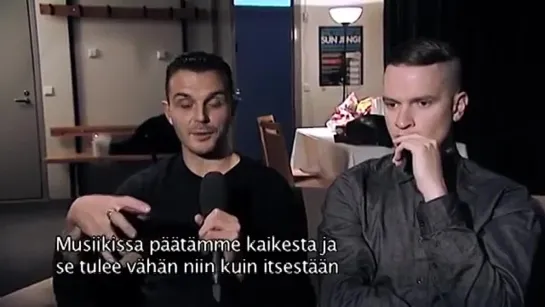 Hurts: The Voice Finland 2013 (Interview)