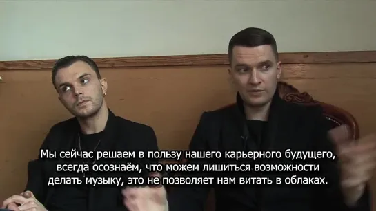 FaceCulture Hurts interview - Theo and Adam (part 1) (rus sub) черновик