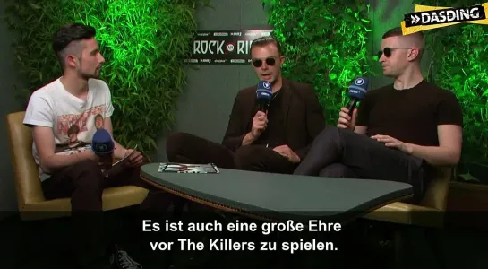 Hurts im Interview bei Rock am Ring 2013