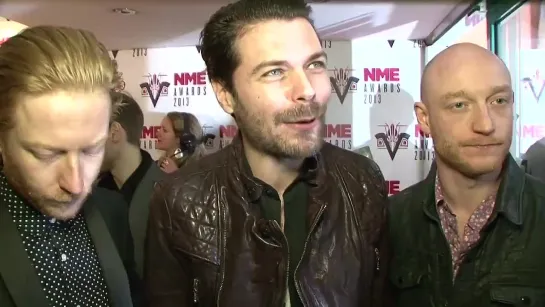 Johnny Marr, Foals, Biffy Clyro On The Red Carpet At The NME Awards 2013