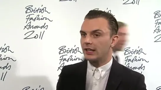 British Fashion Awards 2011 - Theo Hutchcraft, Hurts - Interview