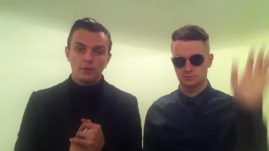 Hurts приглашают украинцев на свой концерт