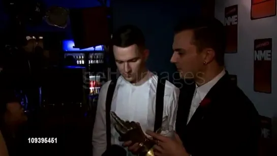 Hurts at the Shockwaves NME Awards 2011